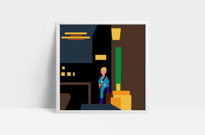 David Bowie 'The Rise and Fall of Ziggy Stardust and the Spiders from Mars' 12" print