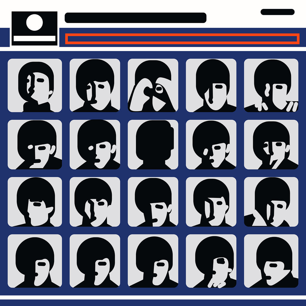 The Beatles 'A Hard Day's Night'  12" print