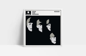 The Beatles 'With The Beatles'  12" print