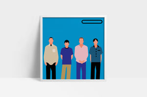 Weezer (Blue Album) 12" print